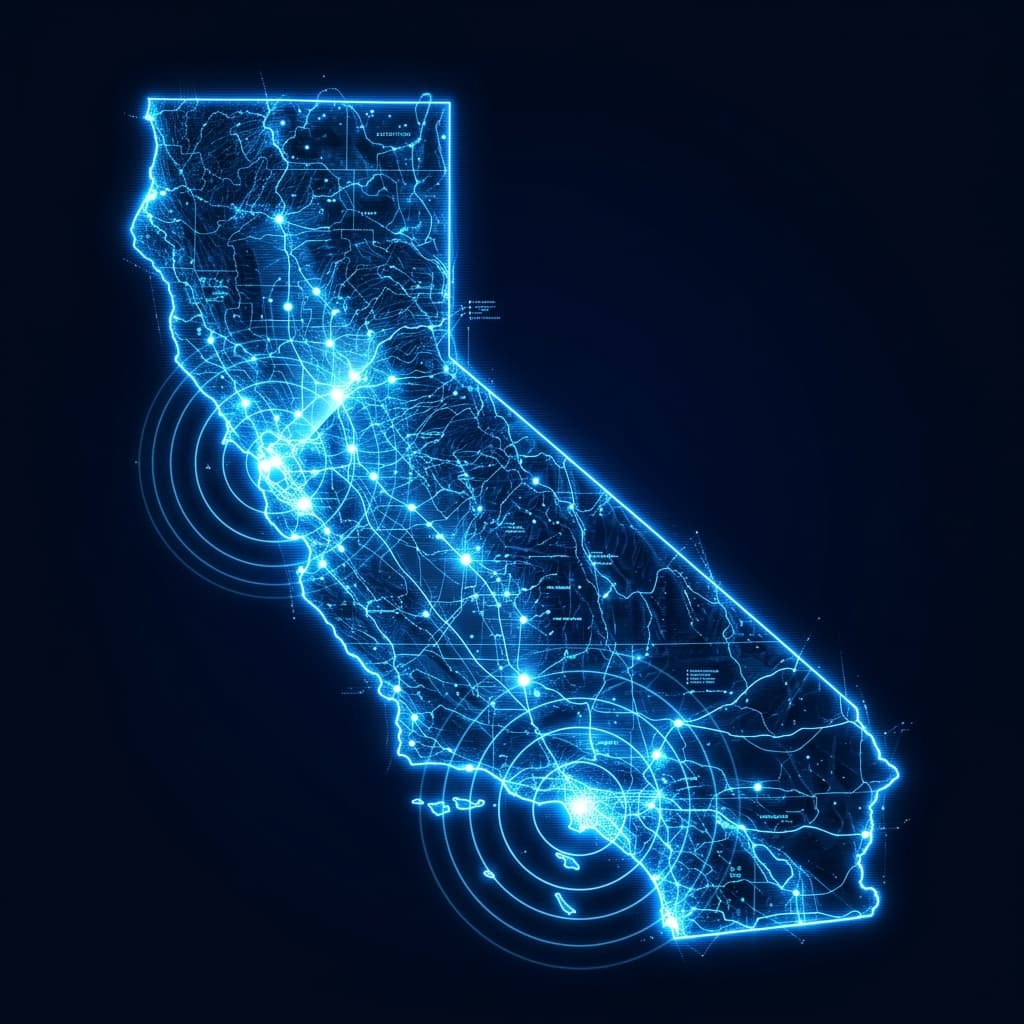 California coverage map